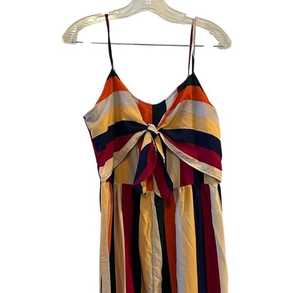 Andree by Unit Women's Striped Sleeveless Jumpsuit Medium Multicolor - Picture 4 of 16